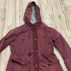 Ardene cute fall wine jacket size S